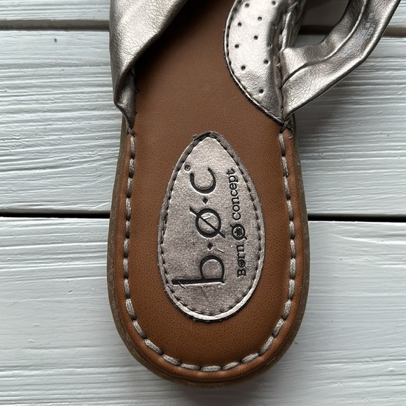 B.O.C Double Knot Pewter Metallic Sandal size 9 - Picture 6 of 6